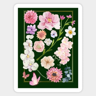 Watercolor Flowers Sticker